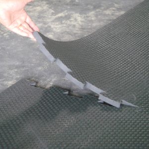 Rubbermat als stalvloer