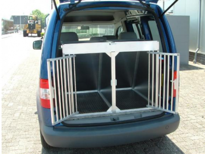Antisliprubber honden kennel en bench