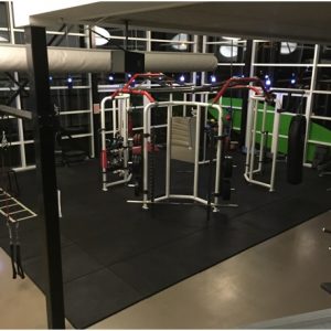 Rubber vloer multistation