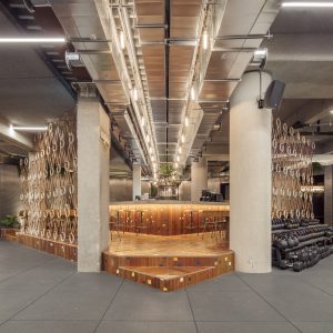 Bos Rubber vloer bij Vondelgym