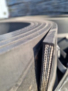 Rubber met nylon inlage